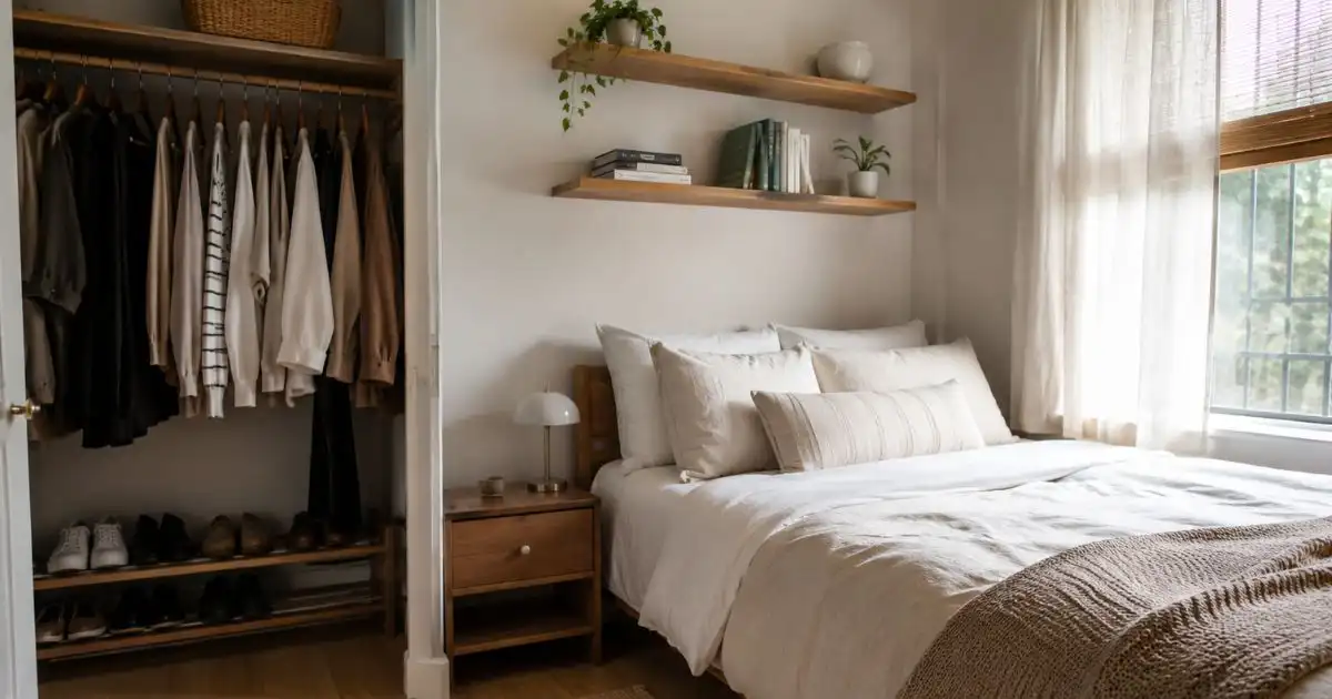 How to organize a small bedroom