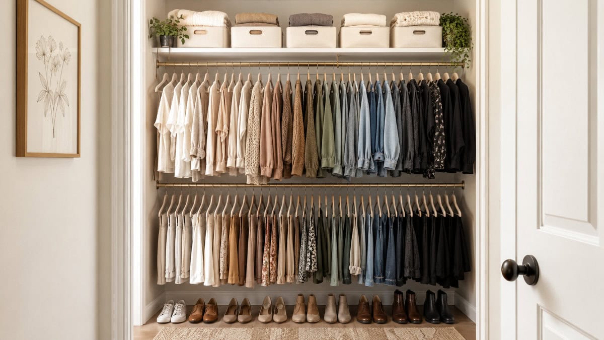 Small closet organization ideas